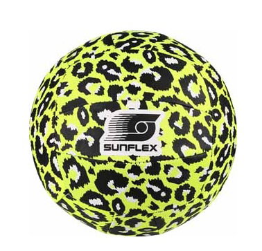 Sunflex Beach- und Funball Neoremix Animal (Große 5) gelb/schwarz