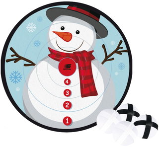 Sunflex Dartboard VELCRO Snowman for Children from 6 Years