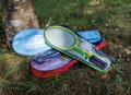 Sunflex Federball Set Match JUNIOR (2x Schläger, 2x Bälle, 1x Tasche)