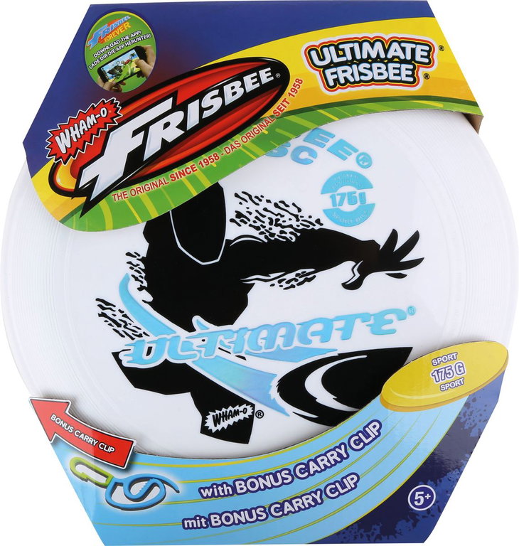 Sunflex Frisbee Wham-O Ultimate weiss