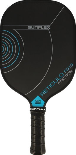 Sunflex Pickleball Rakieta Reticulo FG13 Friction czarny/niebieski