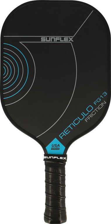 Sunflex Pickleball Rakieta Reticulo FG13 Friction czarny/niebieski
