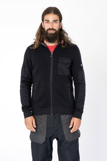 super natural Winter Jacket Compound Techno black Men