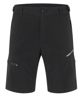 Super Natural Fahrradhose Merino Unstoppable Shorts (robust, stretchy, windabweisend) kurz schwarz Herren