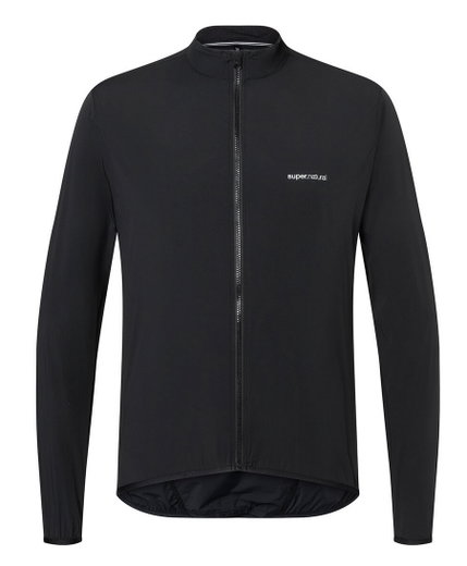 Super Natural Windbreaker Funktionsjacke Merino Unstoppable (Merino Funktionsjacke) schwarz Herren