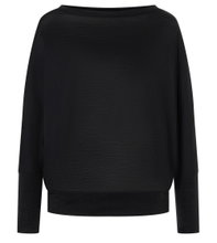 super natural Yoga Long Sleeve Shirt Kula Top (Merino Wool) black Women