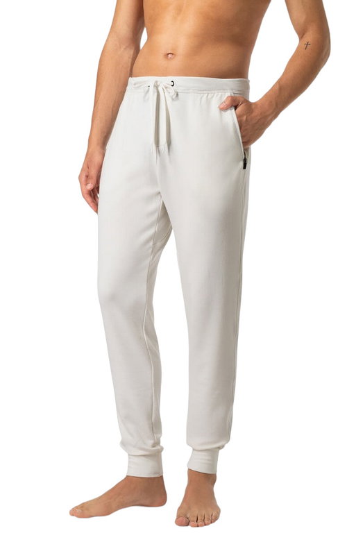 super natural Freizeithose Everyday Sweatpants (Merino-Mix) lang weiss Herren