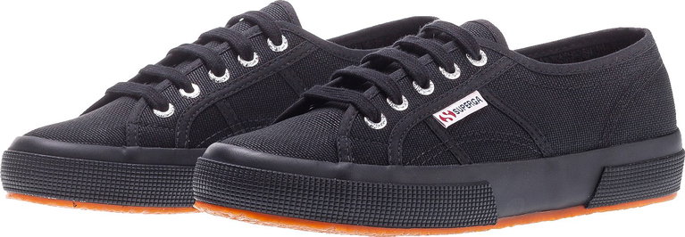 Superga Sneaker Cotu Classic 2750 czarny/brązowy damski