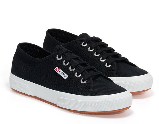 Superga Sneaker Cotu Classic 2750 schwarz/weiss Damen