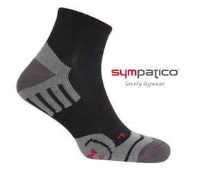Sympatico Sport Sock Coolmax (Short Sock) black/gray - 2 pairs