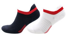 Sympatico Skarpetki Dziennie Sneaker Ari (wyściełane pięta i czubek) granatowy/biały - 2 pary