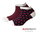 Sympatico Tagessocke Sneaker Marina (Baumwolle) gemustert navyblau/beige/rot - 2 Paar