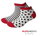 Sympatico Tagessocke Sneaker Marina (Baumwolle) gemustert beige/blau/rot - 2 Paar