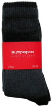 Sympatico Tennis Socks Crew (Cotton) denim blue - 3 pairs