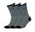 Sympatico Tennis Socks Crew (Cotton) grey - 3 Pairs