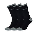 Sympatico Tennissocken Crew (Baumwolle) schwarz - 3 Paar