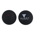 Talbot Torro Squashball (1 roter Punkt, Speed mittel) schwarz - 1 Ball