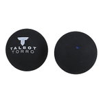 Talbot Torro Squashball (1 blauer Punkt, Speed schnell) schwarz - 1 Ball