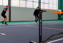 Carrington Tennisnetz-Set aus Aluminium mobil 6x0,90m inkl. Tragetasche