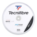 Tecnifibre Tennissaite Black Code (Haltbarkeit+Kontrolle) schwarz 200m Rolle