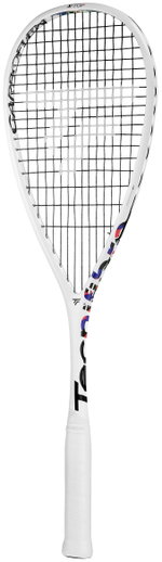 Tecnifibre Squash Racket Carboflex 130 X-Top V2 130g/head-heavy 2024 white - strung -