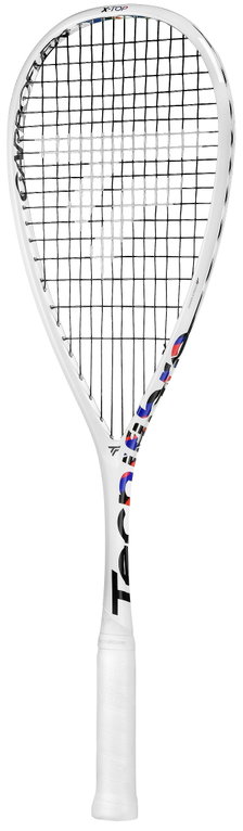 Tecnifibre Squashschläger Carboflex 135 X-Top V2 135g/kopflastig 2024 weiss - besaitet -