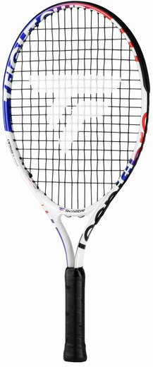 Tecnifibre Kinder-Tennisschläger T-Fight Club 21in/185g (4-7 Jahre) weiss - besaitet -