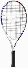 Tecnifibre Kinder-Tennisschläger T-Fight Club 23in/200g (6-9 Jahre) weiss - besaitet -