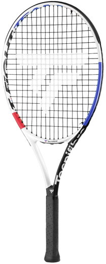 Tecnifibre Kinder-Tennisschläger T-Fight Team 25in/250g (9-12 Jahre) weiss - besaitet -