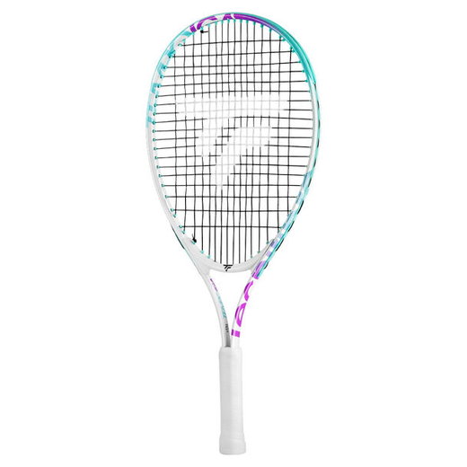 Tecnifibre Kinder-Tennisschläger Tempo Iga 23in/200g (6-9 Jahre) 2025 weiss/violett - besaitet -