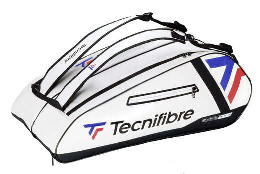 Tecnifibre Tennis-Racketbag Tour Endurance (Schlägertasche, 2 Hauptfächer, Schuhfach) 2025 weiss 12er