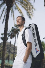 Torba tenisowa Tecnifibre Tour Endurance (torba na rakiety, 2 główne komory) biała 12-rakietowa