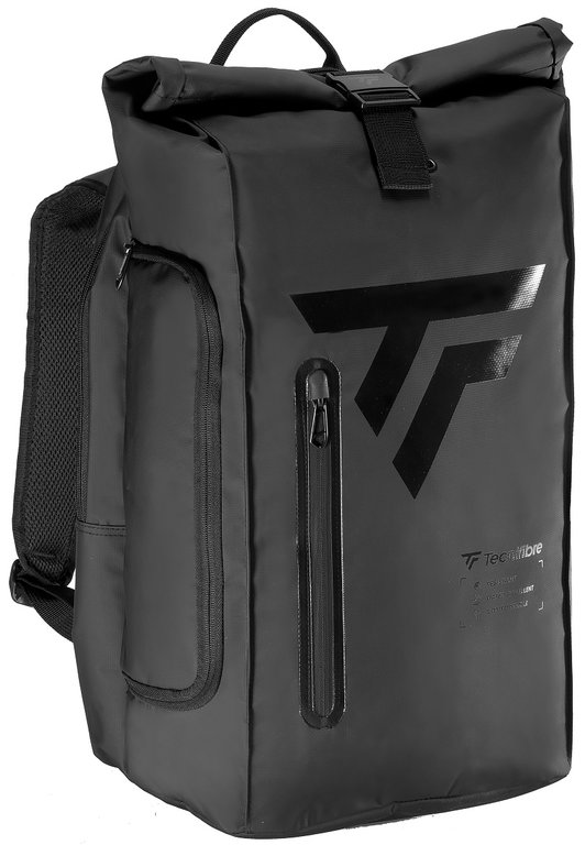 Tecnifibre Standbag Backpack Tour Endurance (Shoe Compartment, Racket Compartment) 2024 black 54.5x32x22.5cm