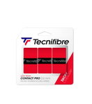 Tecnifibre Overgrip Contact Pro 0.6mm (Griffigkeit) rot 3er