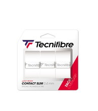 Tecnifibre Overgrip Contact Slim 0.4mm (cienki) biały 3 szt.