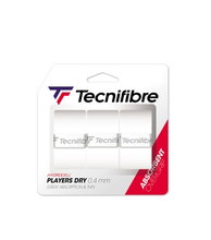 Tecnifibre Overgrip Players Dry 0.4mm (absorpcja potu, cienki) biały 3 szt.