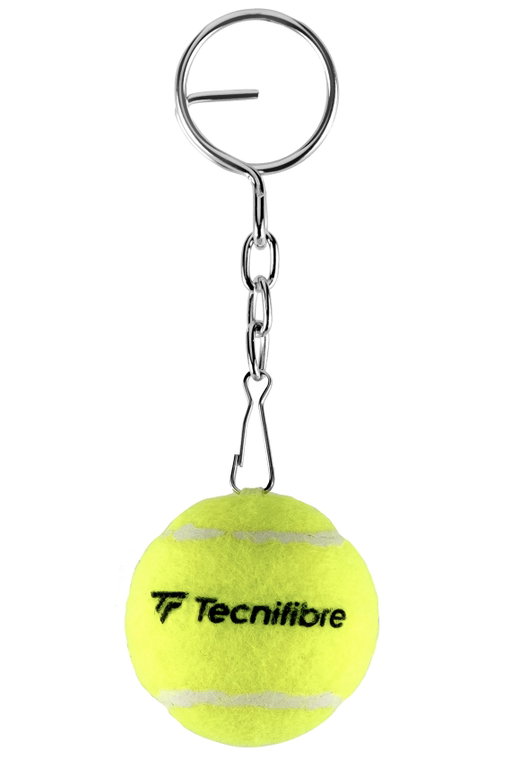 Tecnifibre Schlüsselanhänger Mini-Tennisball 4cm gelb - 1 Stück