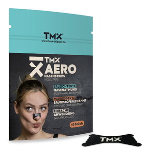 TMX Aero Nasenstrips - verbesserte Atmung, besserer Schlaf und Regeneration - 20 Stück