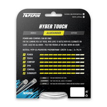 Topspin Tennissaite Hyber Touch (Power+Kontrolle) silber 2x6m Set