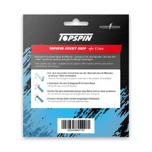 Topspin Overgrip Sticky Grip (Chwytność) 0,5mm czarny 3 szt.