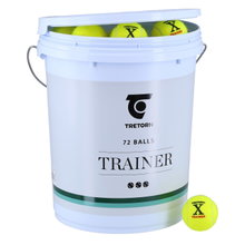 Tretorn Balleimer Plastik (für maximal 72 Tennisbälle) leer weiss - 1 Eimer