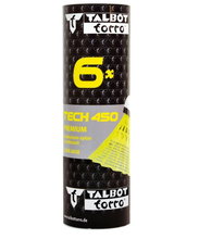 Talbot Torro Badmintonbälle Tech 450 Nylon gelb Dose 6er
