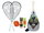 Talbot Torro Speedbadminton Set Speed 7700 LED (2xSchläger,5xBälle,Lines,1xTasche)