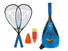 Talbot Torro Speedbadminton Set Speed 6600 (2xSchläger 180g,6xBälle,1xTasche)