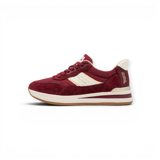 Tamaris Sneaker (Leder/Textil/Synthetik) 8-83703-47 cranberryrot Damen