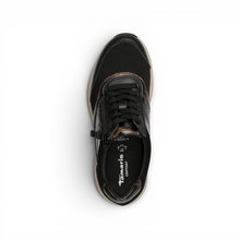 Tamaris Sneaker (Materialmix, mit seitlichen Reissverschluss) 8-83705-45 schwarz Damen