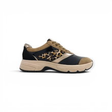Tamaris Sneaker (Materialmix, mit seitlichen Reissverschluss) 8-83705-45 braun/schwarz Damen