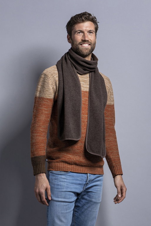 Tatonka Strickschal Lakho Scarf braun 25x200cm - 1 Stück