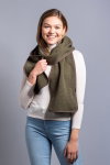 Tatonka Strickschal Lakho Scarf bark grün 25x200cm - 1 Stück