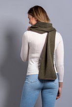 Tatonka Knitted Scarf Lakho Scarf bark green 25x200cm - 1 piece